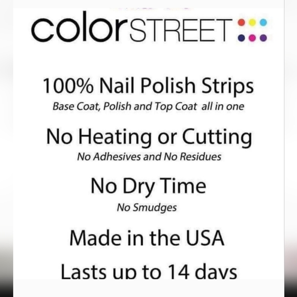 ✨️3 for $30 NWT Retired & Rare Color Street "Road To Recovery" Nail Strips - Picture 3 of 11